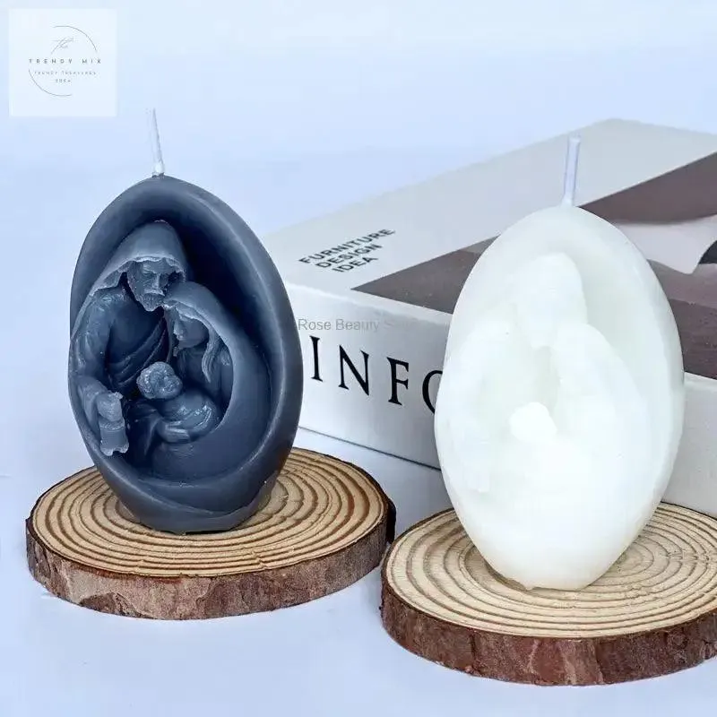 3D Jesus Candle Silicone Mold for Meaningful Christmas Celebrations