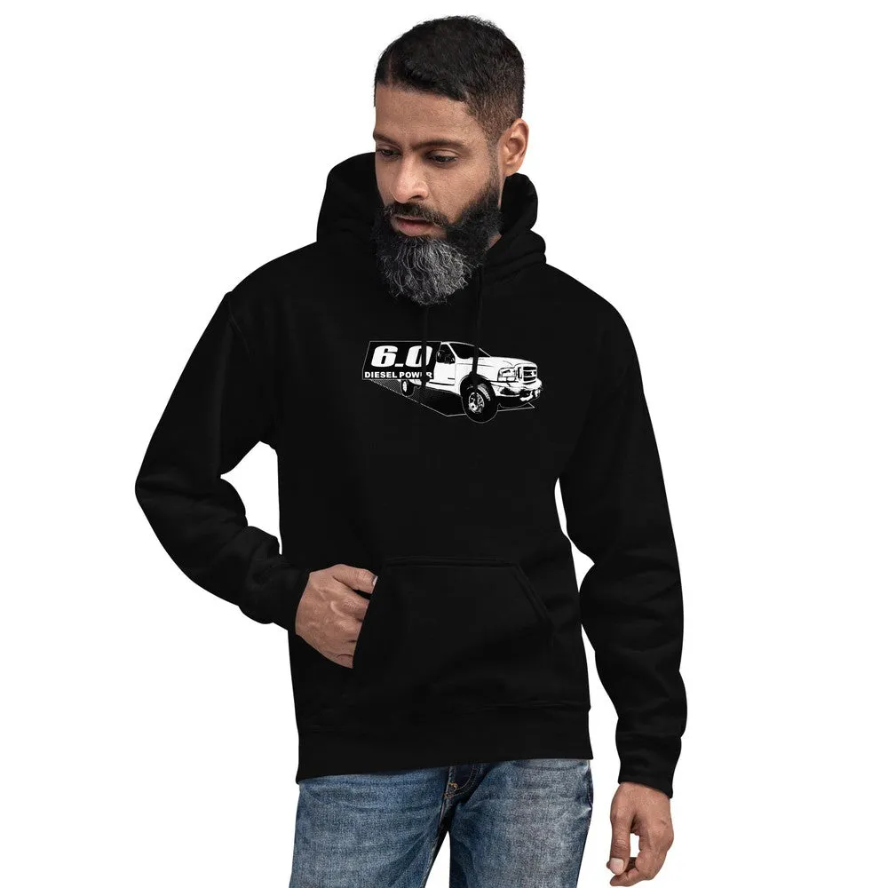 6.0 Powerstroke Hoodie Power Stroke Sweatshirt With Truck