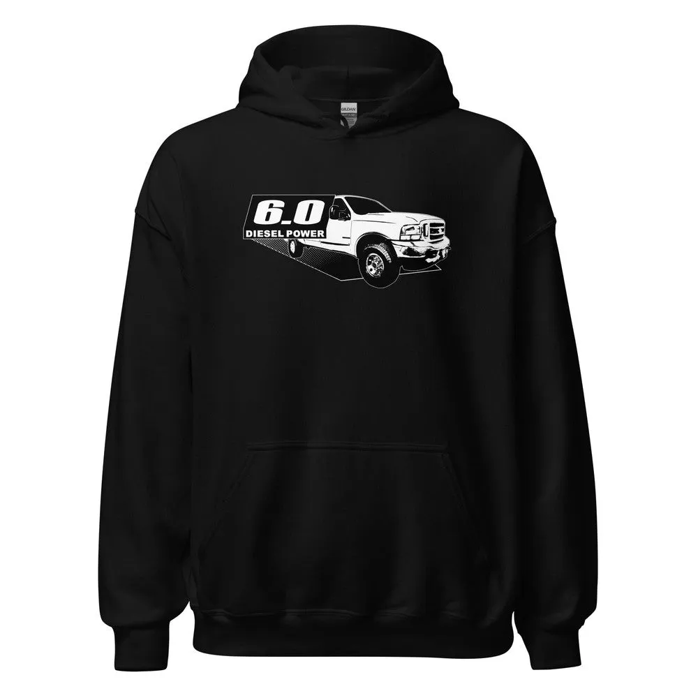 6.0 Powerstroke Hoodie Power Stroke Sweatshirt With Truck