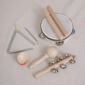 7 in 1 Wooden Percussion Instrument Set