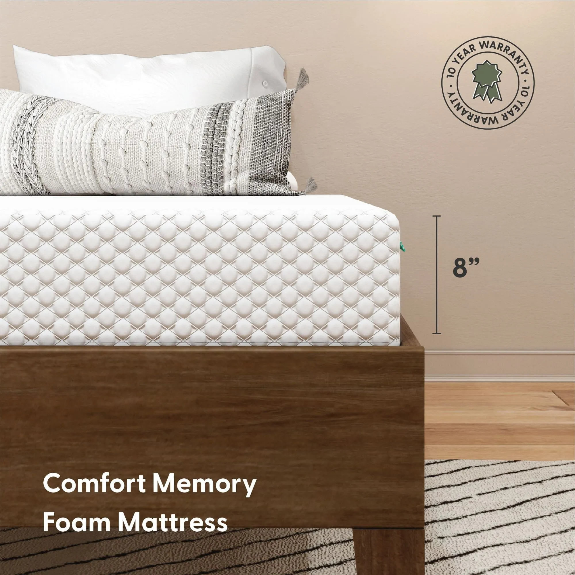 8 Inch Queen Comfort Memory Foam Mattress