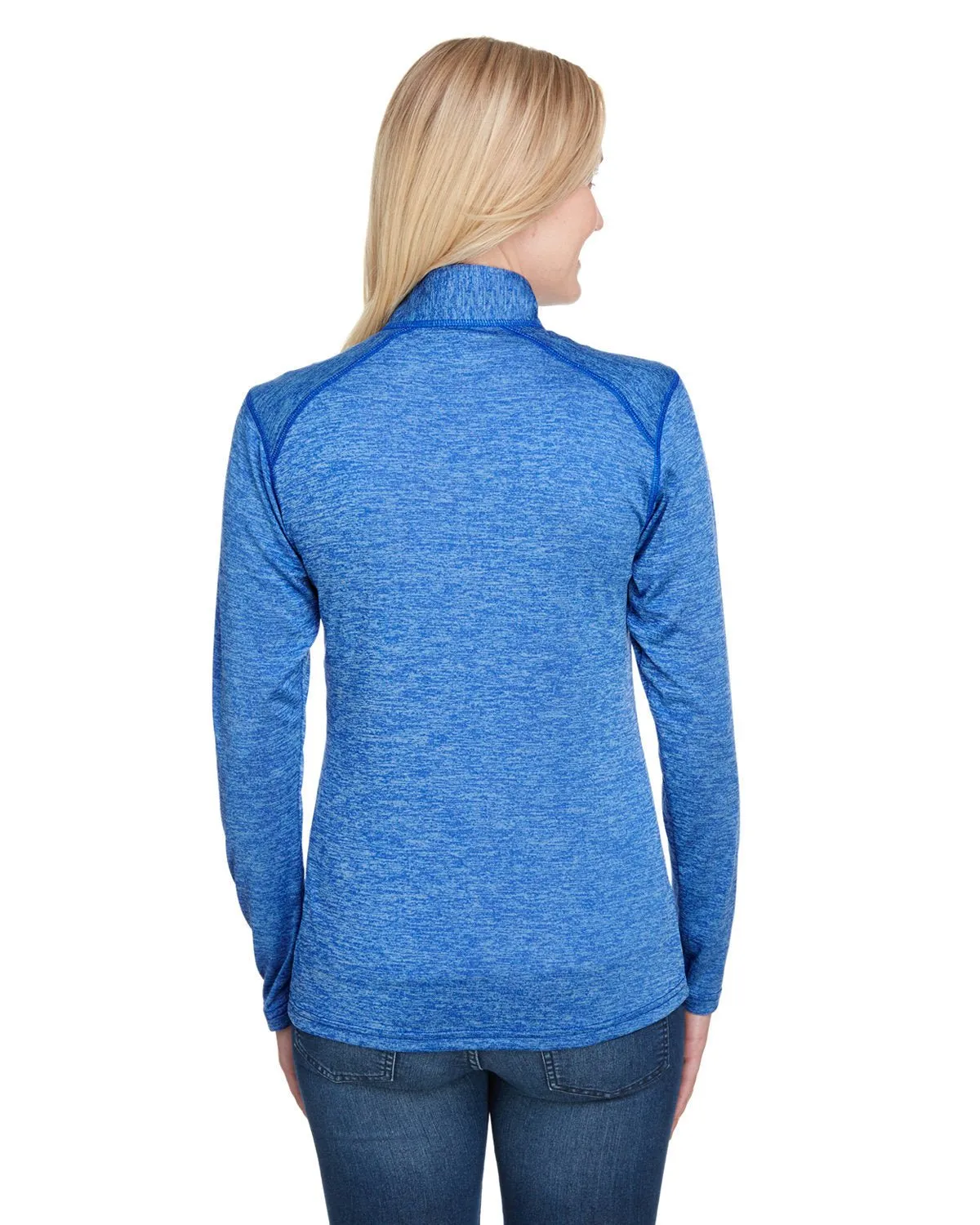 A4 NW4010 Ladies' Tonal Space-Dye Quarter-Zip