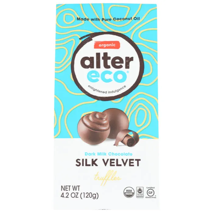 Alter Eco - Chocolate Truffle Velvet Organic 4.2 Oz - Pack of 8