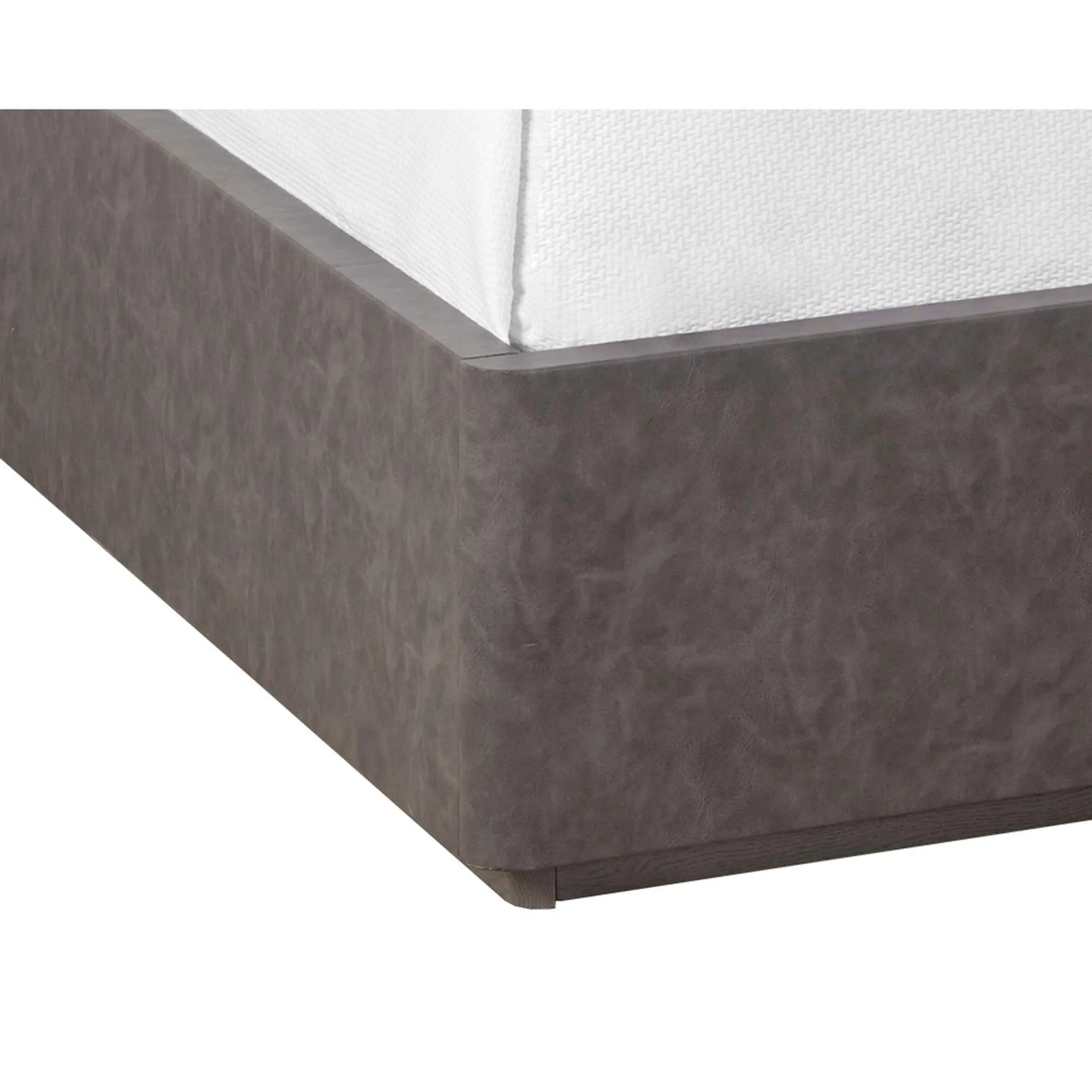 Altman King Bed, Dark Grey