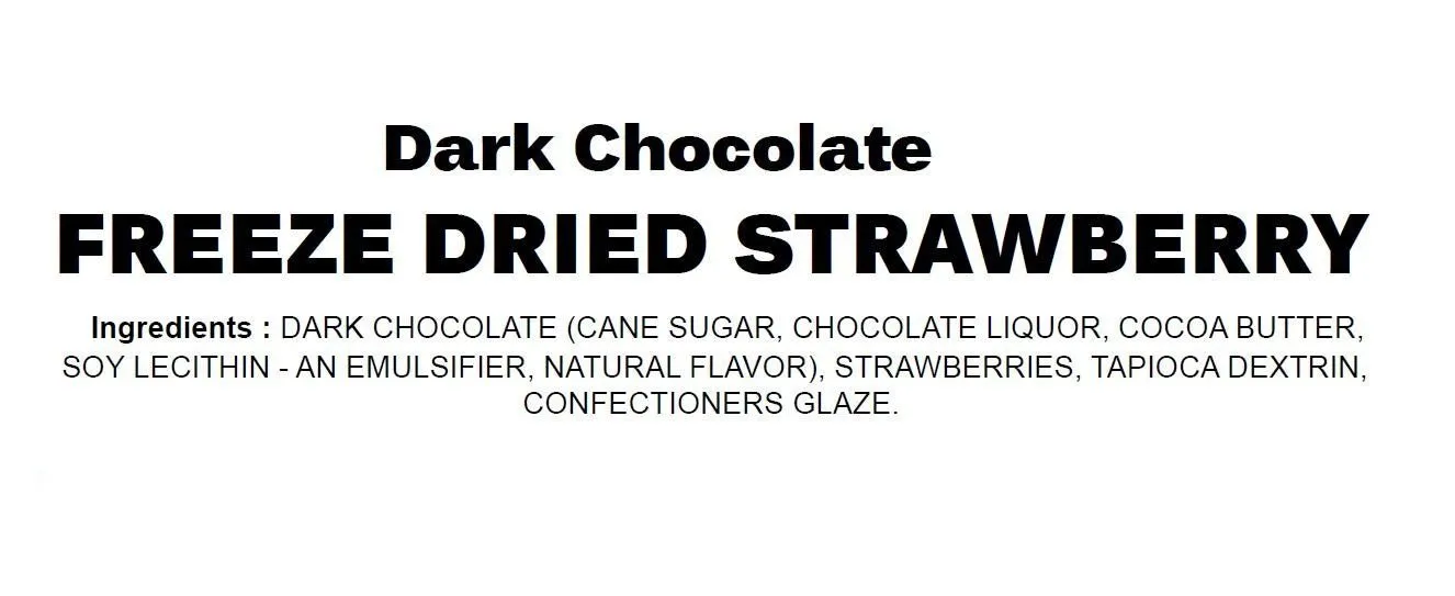 Andy Anand 24 Pcs Fresh Strawberries Freeze Dried Dipped In Belgian Dark Chocolate, Delicious-Decadent, Sweet Delight: Strawberries Covered in Rich Chocolate