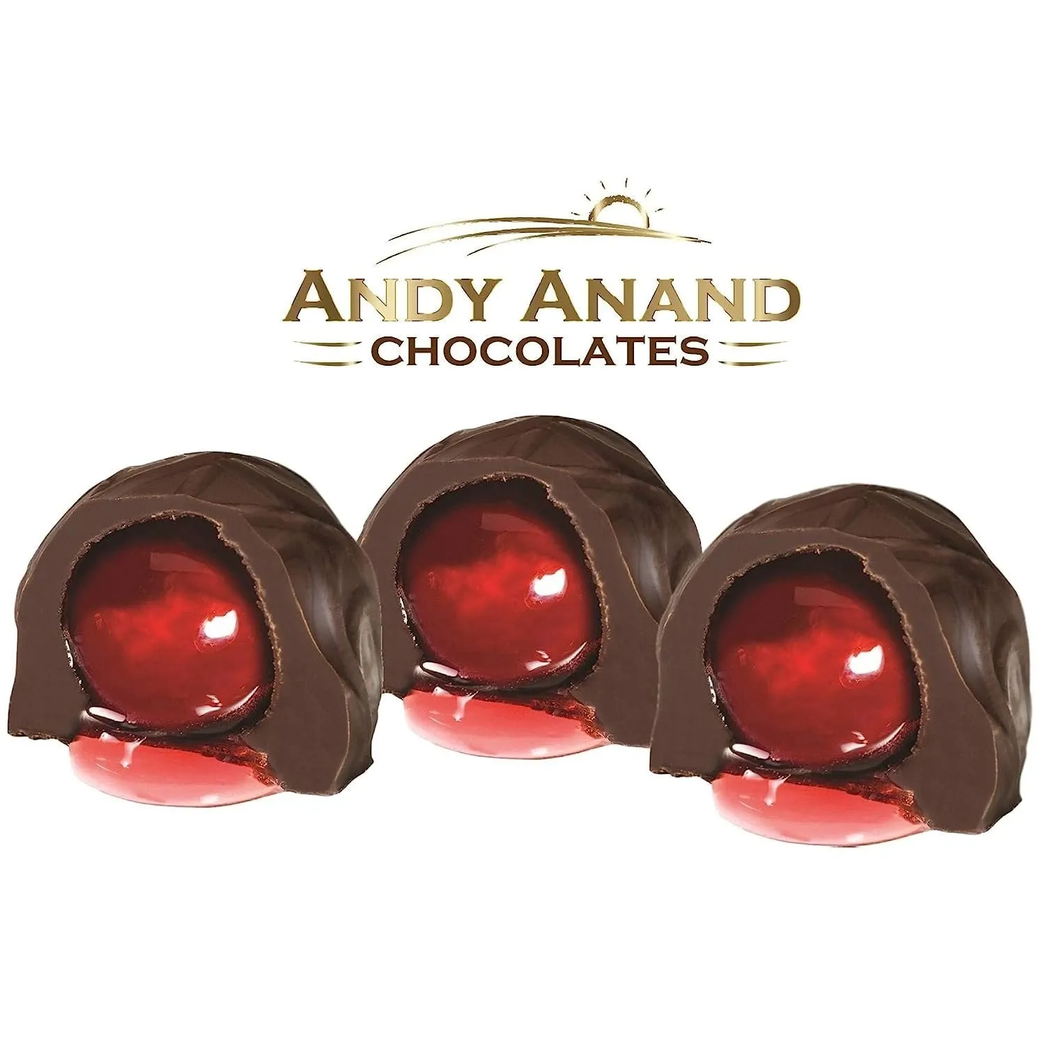 Andy Anand (48 Pcs) Sugar Free Dark Chocolate Cherry Cordials Truffles, Decadent, Sugar Free Chocolate Gifts - Delicious and Healthy