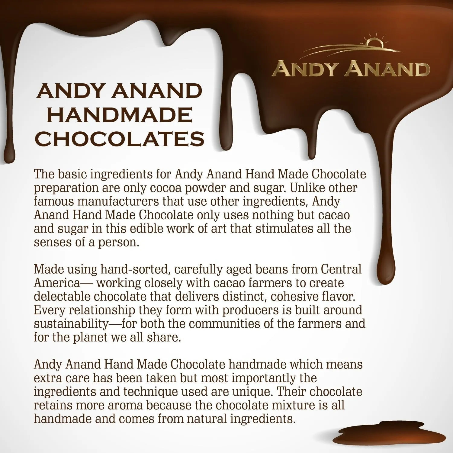 Andy Anand Artisan 16 pc Handmade Truffles Delicious Decadent, Chocolate Truffles for Special Occasions - Perfect for Any Occasion