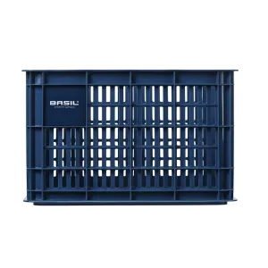 Basil Bicycle Crate Medium 33L - Blue Stone