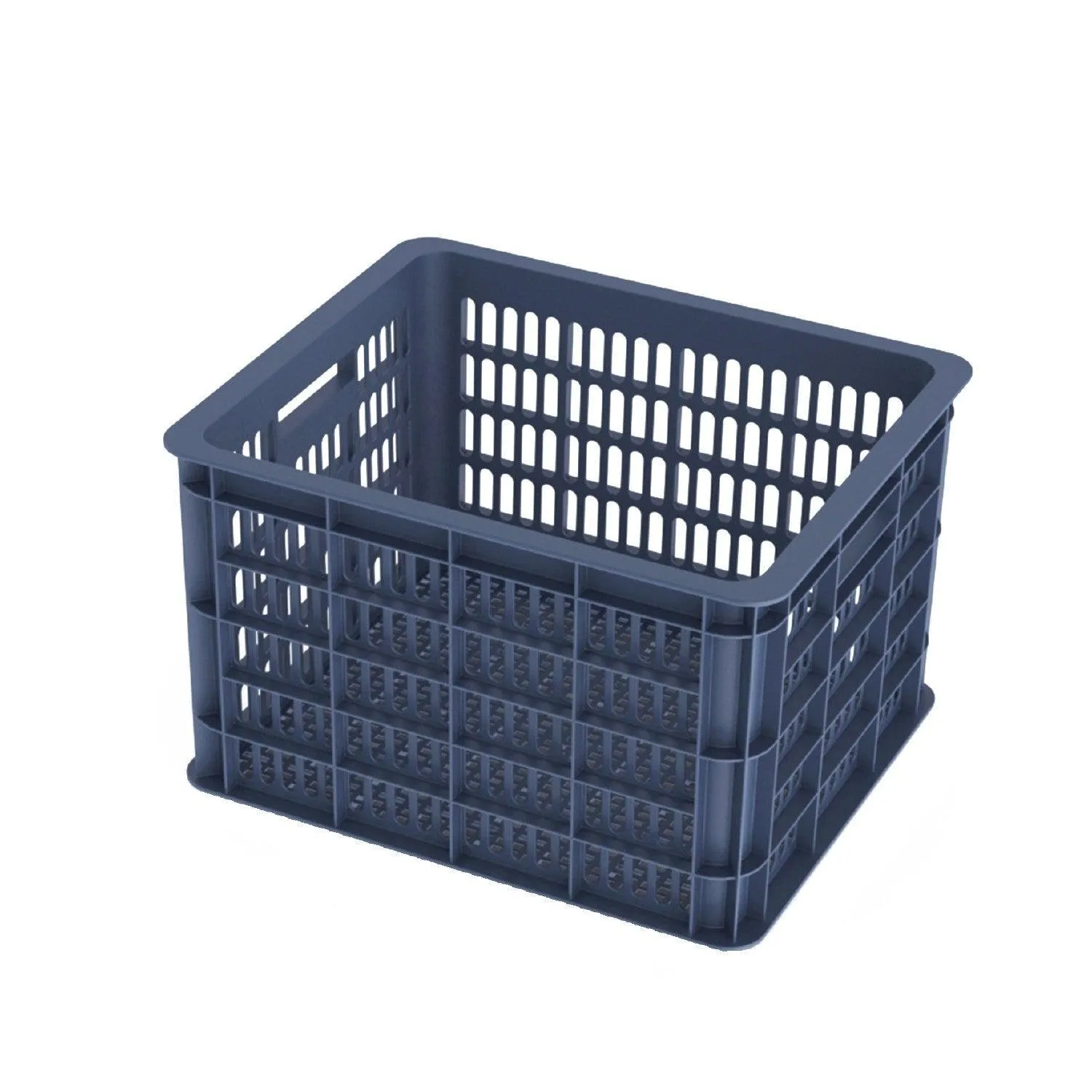 Basil Bicycle Crate Medium 33L - Blue Stone