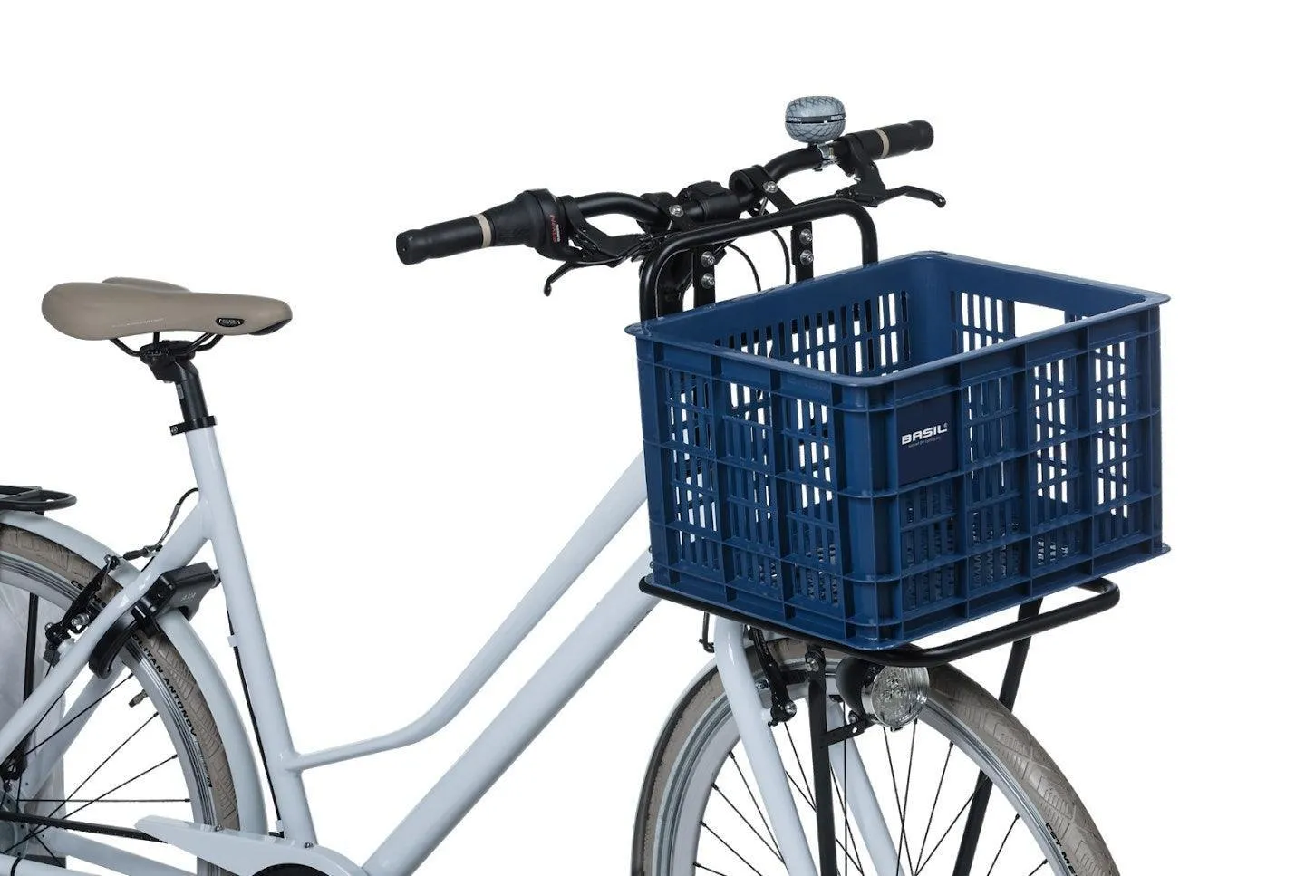 Basil Bicycle Crate Medium 33L - Blue Stone