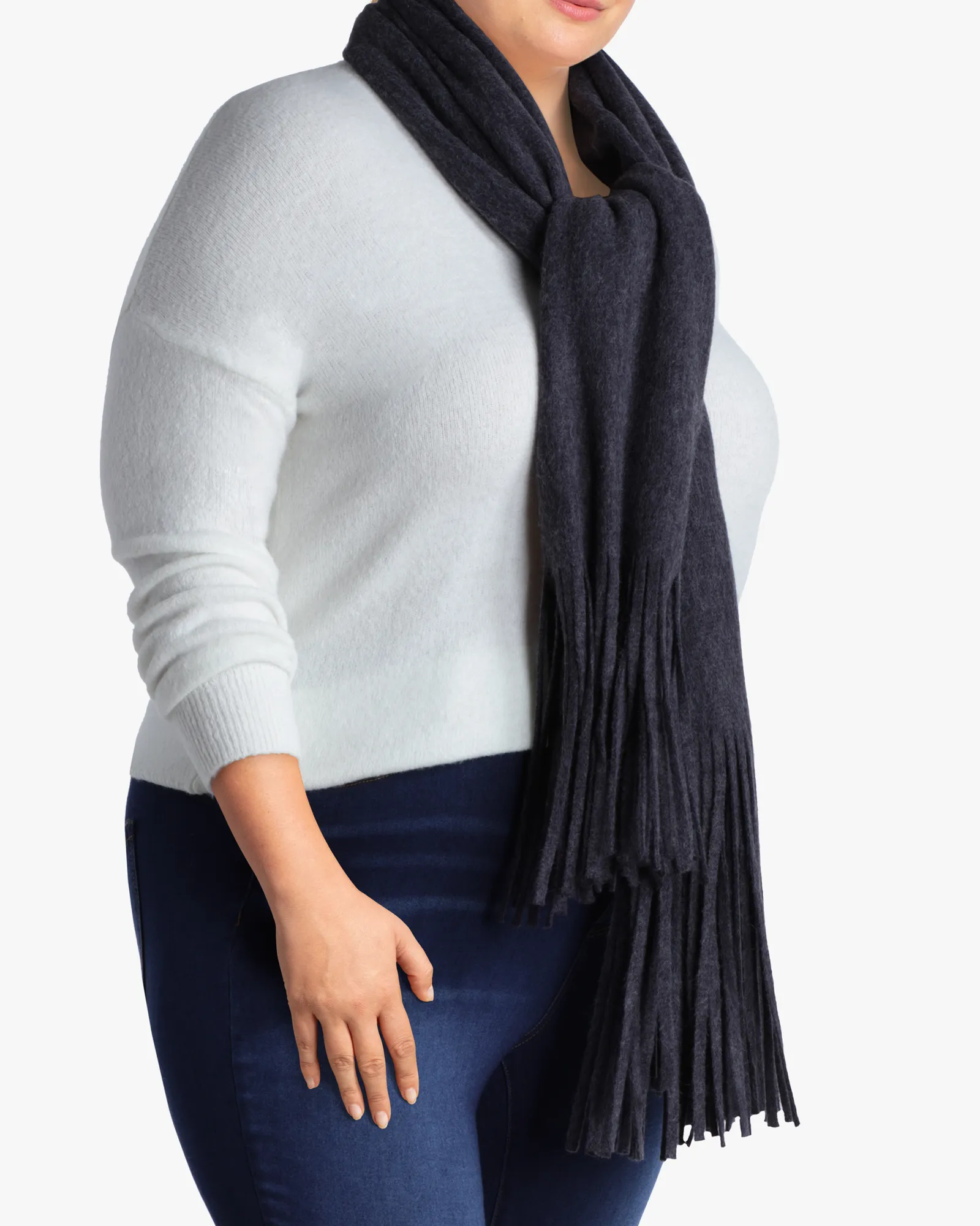 Bay Cozy Scarf | Charcoal Grey