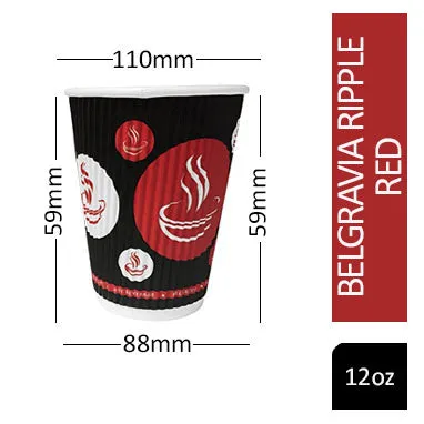 Belgravia Blends 3 x 1kg Bean Selection & 50 FREE Belgravia 12oz Cups