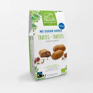 Belvas Low Sugar Hazelnut Truffles 100g