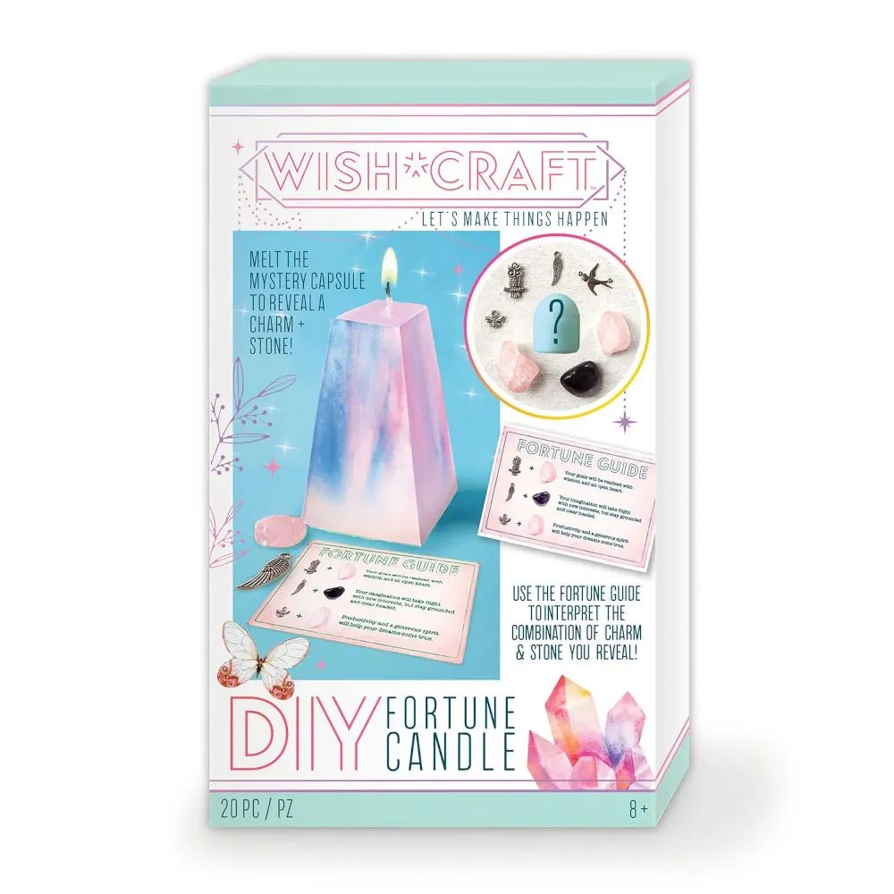 Bright Stripes Wish*Craft DIY Mystery Fortune Candle