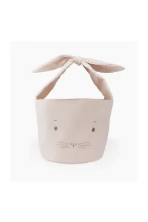 Bunny Basket - Pink   Cream