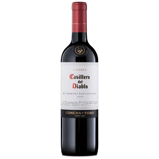 Casillero Del Diablo Cabernet Sauvignon Red Wine, Chile, 13.5% ABV, 750 ml Glass Bottle, 5-150ml Servings