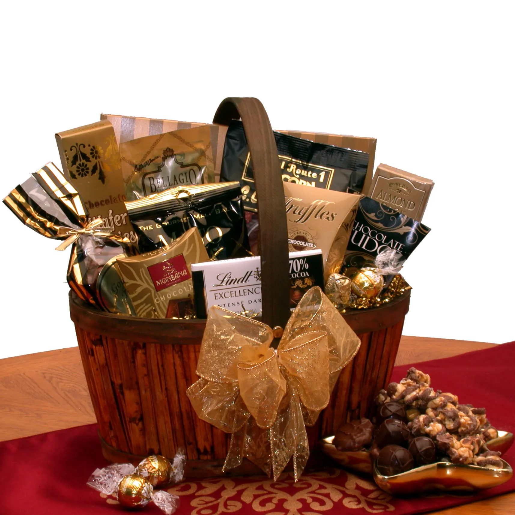 Chocolate Decadence Gift Basket - chocolate gift basket