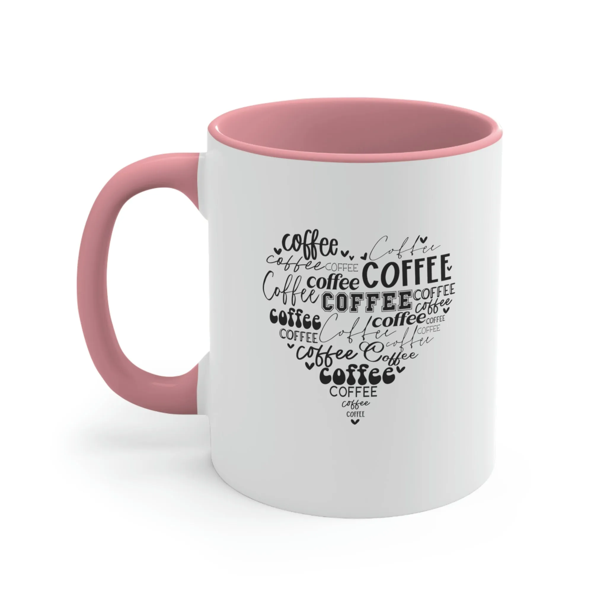 Coffee Heart - Accent Coffee Mug 11oz