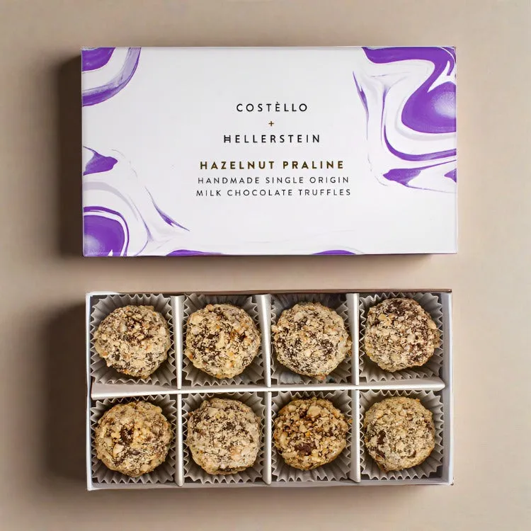 Costello and Hellerstein hazelnut praline truffles (Costello)