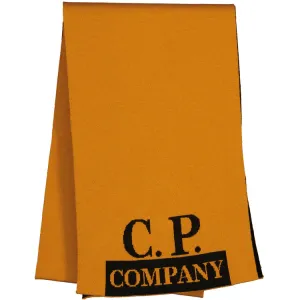 CP Company Orange Logo Scarf