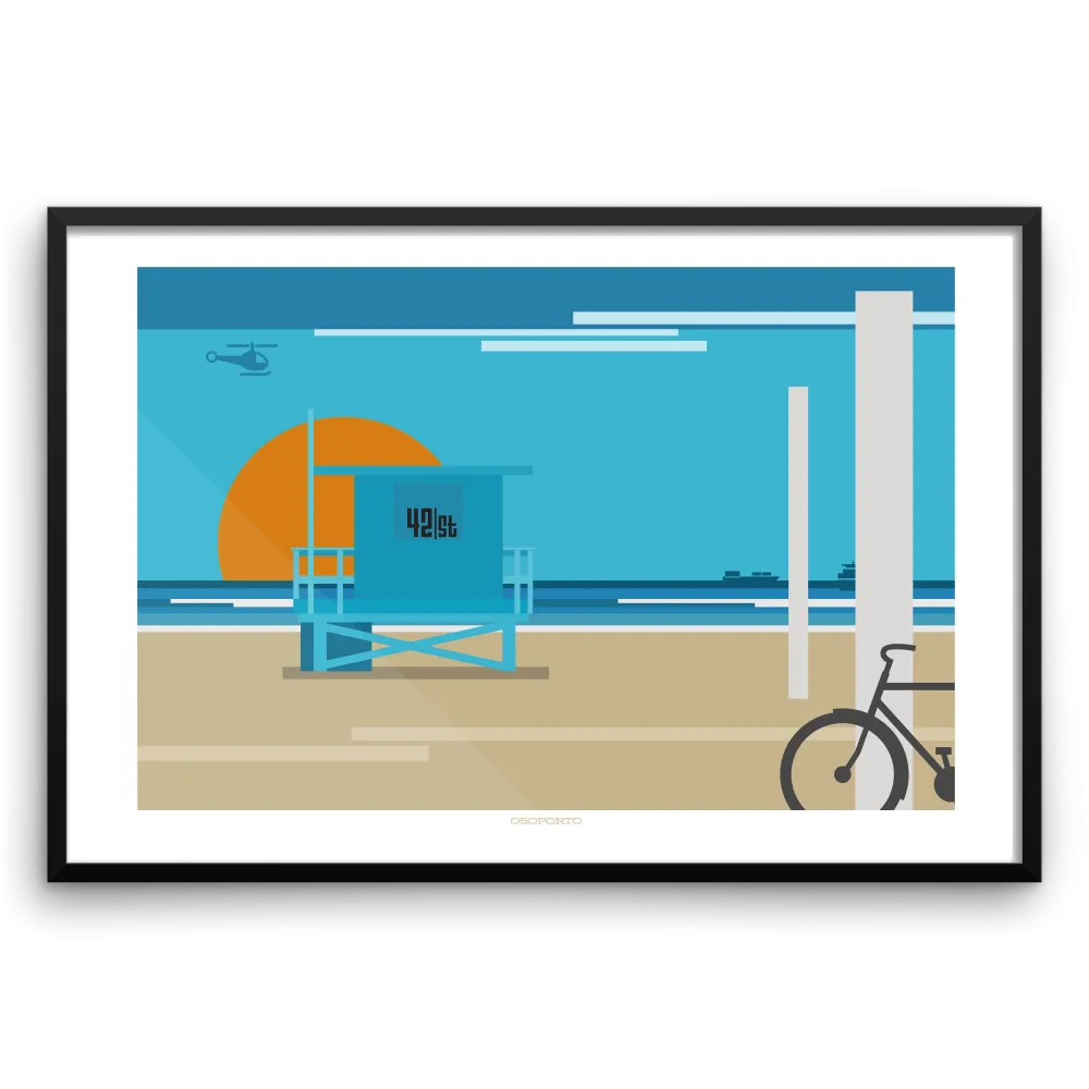 Custom Lifeguard Tower Graphic Print