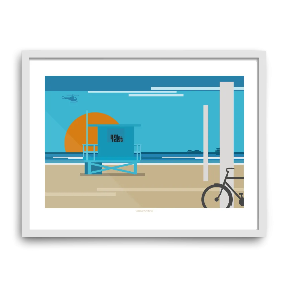 Custom Lifeguard Tower Graphic Print