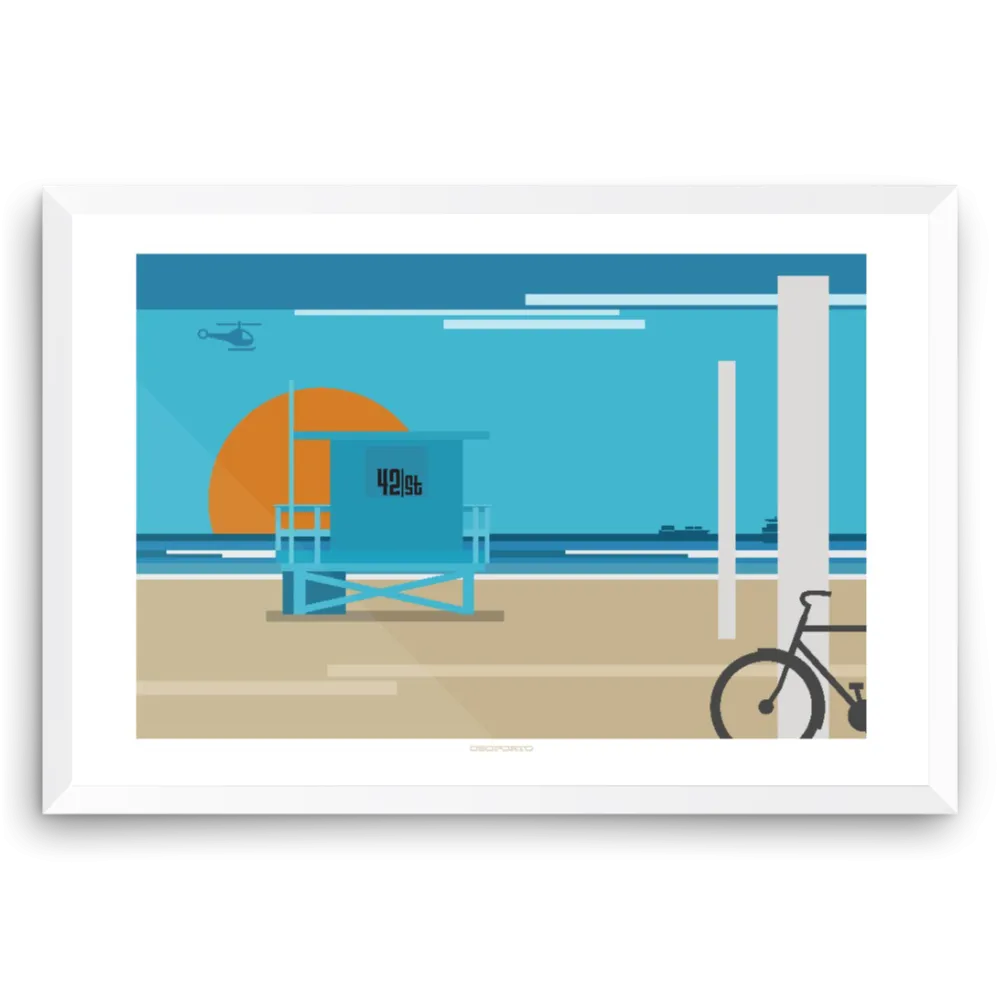 Custom Lifeguard Tower Graphic Print