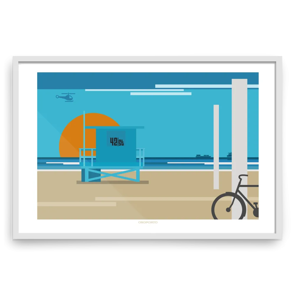 Custom Lifeguard Tower Graphic Print