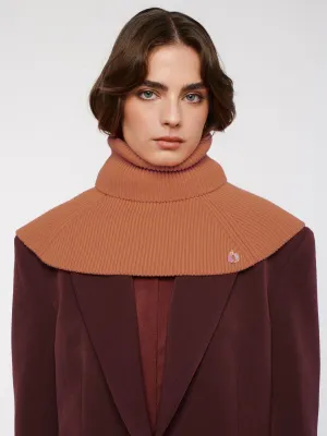 DEAN knit collar - caramel