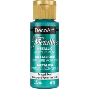 Deco Art - Dazzling Metallics Acrylic Paint 2oz - Peacock Pearl*