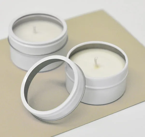 DIY Blank Candle Tin Favor