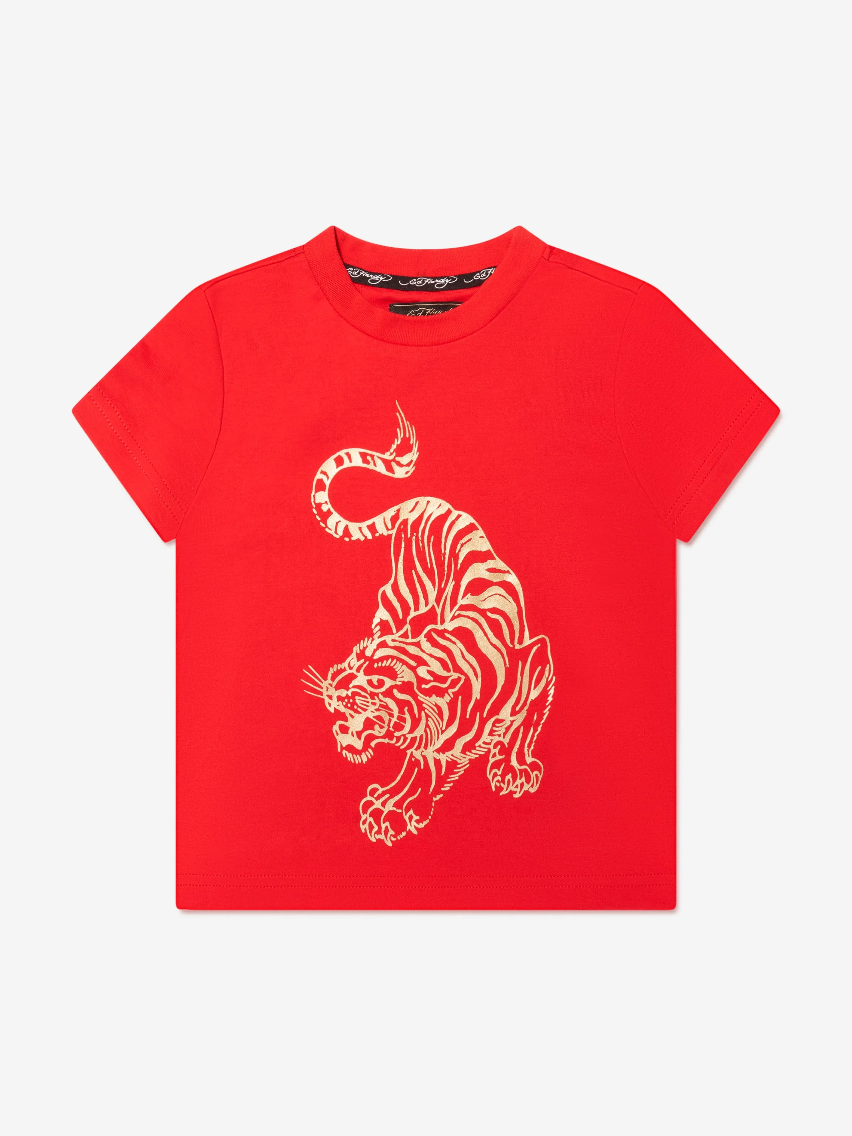 ED Hardy Boys Gold Label T-Shirt in Red