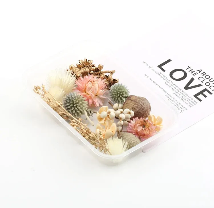 ELMAS Dried Flower Craft Kit for Candle & Epoxy Resin Decor