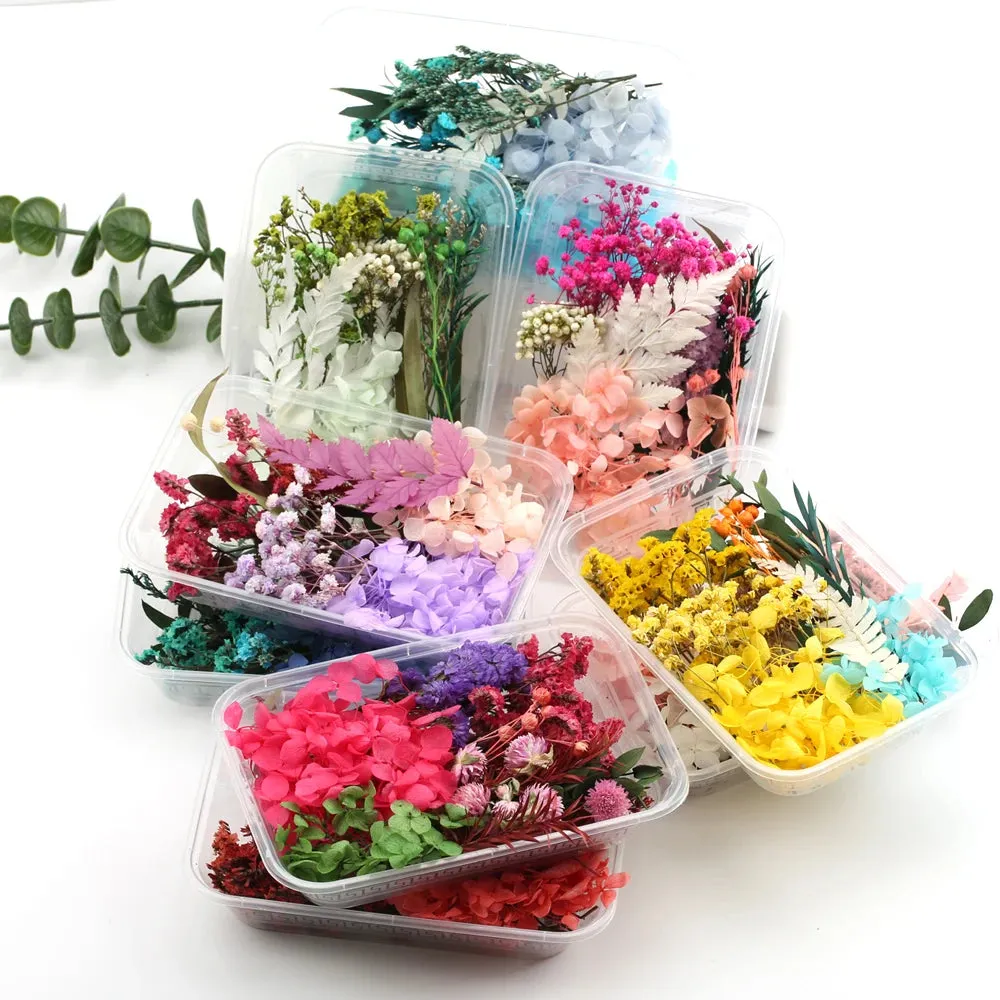 ELMAS Dried Flower Craft Kit for Candle & Epoxy Resin Decor