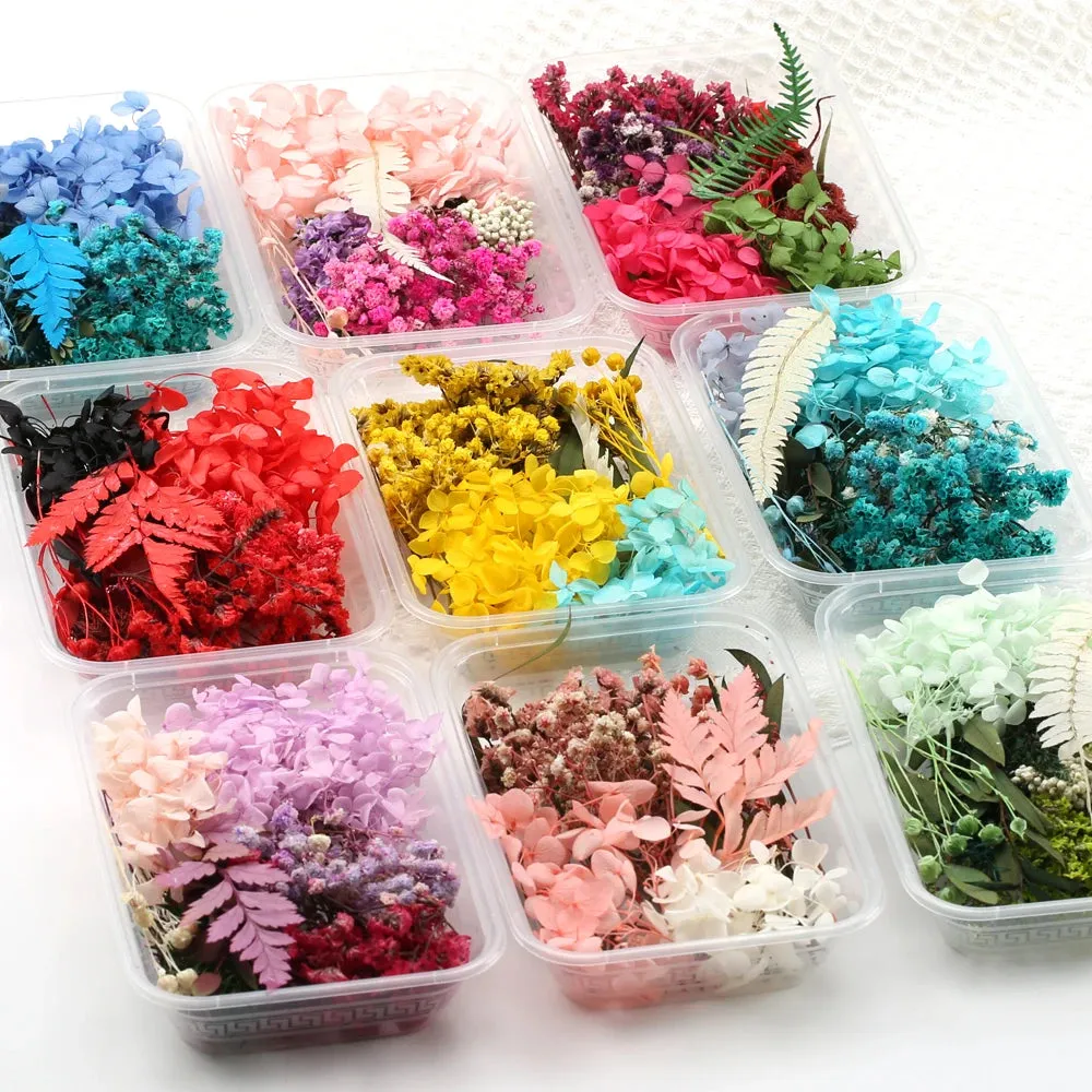 ELMAS Dried Flower Craft Kit for Candle & Epoxy Resin Decor