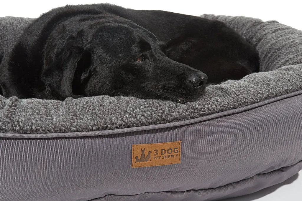 EZ-Wash Fleece Curler Dog Bed