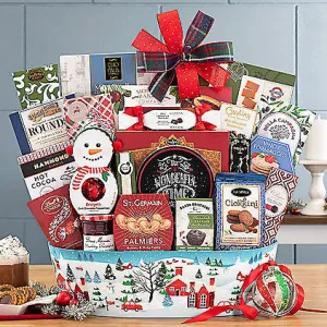 Festive Delights: Christmas Holiday Gift Basket