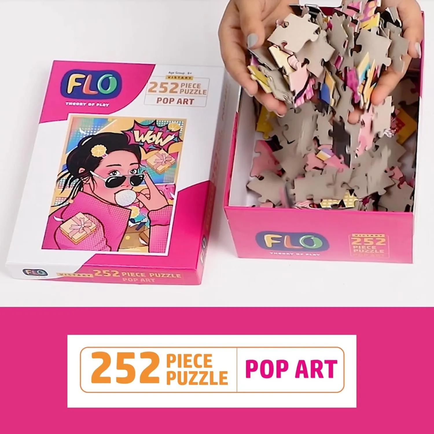 FLO Toys Magic Pop Art 252 Pieces Jigsaw Puzzle 8 