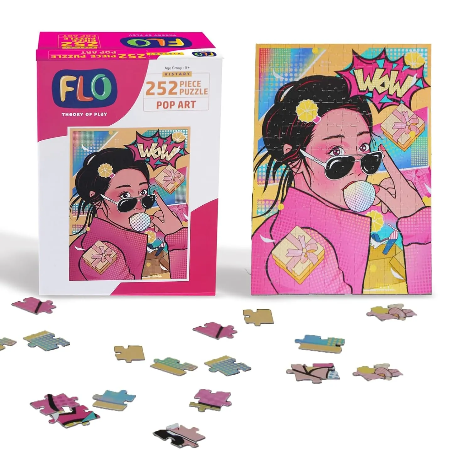 FLO Toys Magic Pop Art 252 Pieces Jigsaw Puzzle 8 