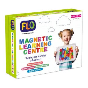 FLO Toys Magnetic Alphabets For Kids Learning And Number Brain Game Activity With Board,For Kids Ages 3 