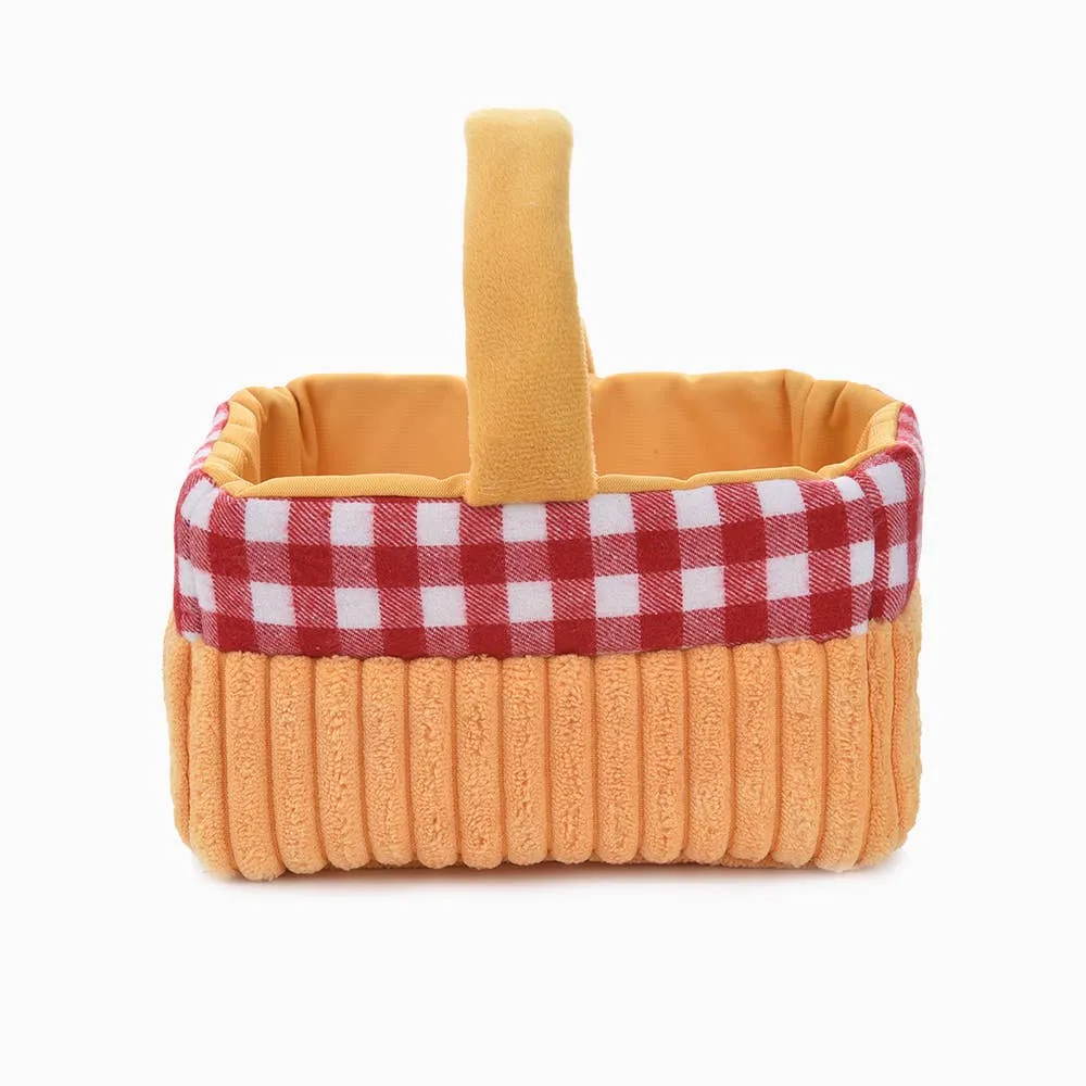 HugSmart Pet Picnic Time - Picnic Basket Interactive Dog Toy