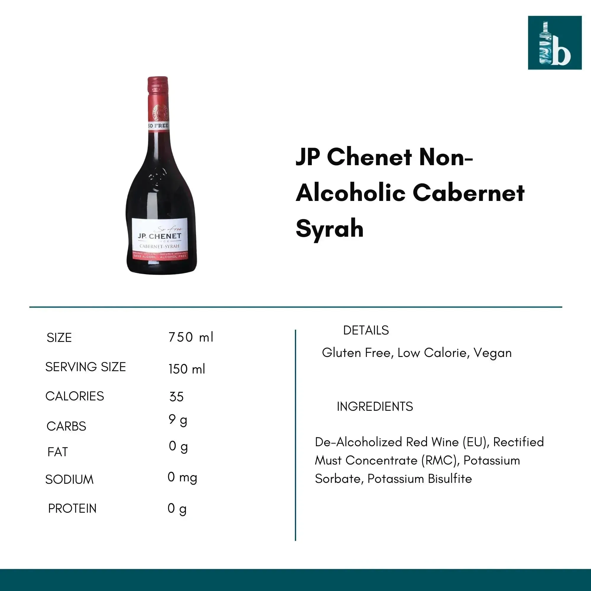 JP Chenet Non-Alcoholic Cabernet Syrah