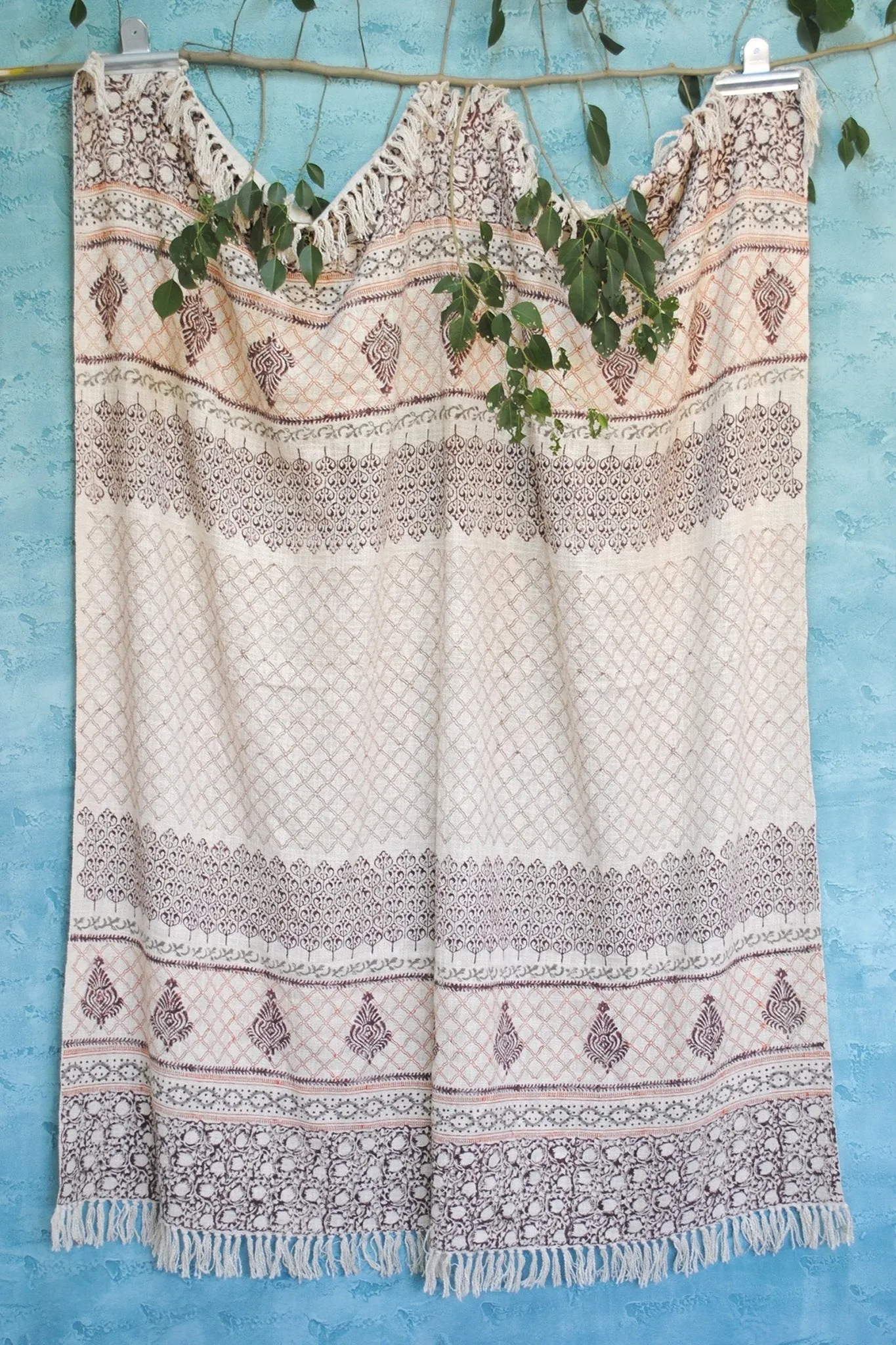 KININ - BLOCK PRINTED THROW