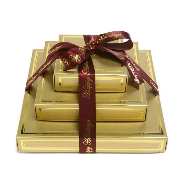 Kosher Chocolate Delights Gold Gift Tower