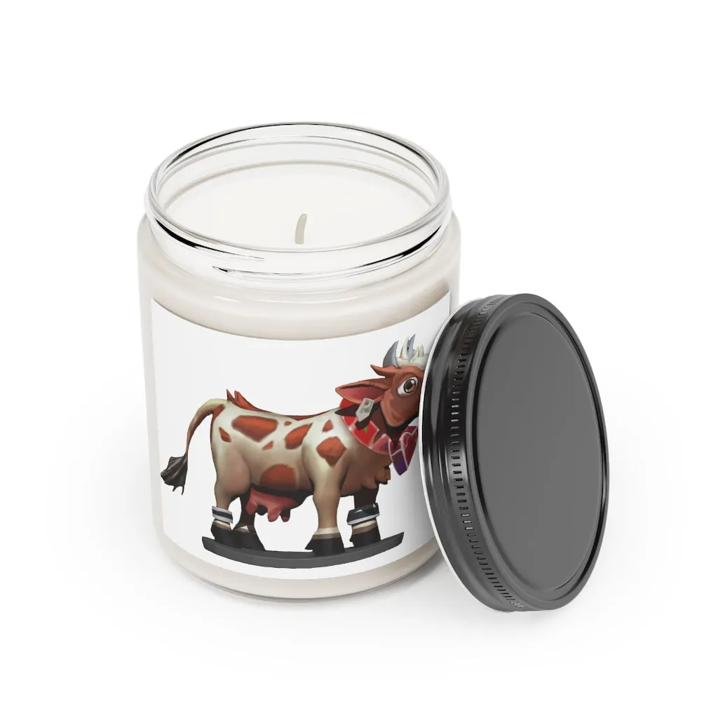 Light Brown Cow Scented Candle, 9oz