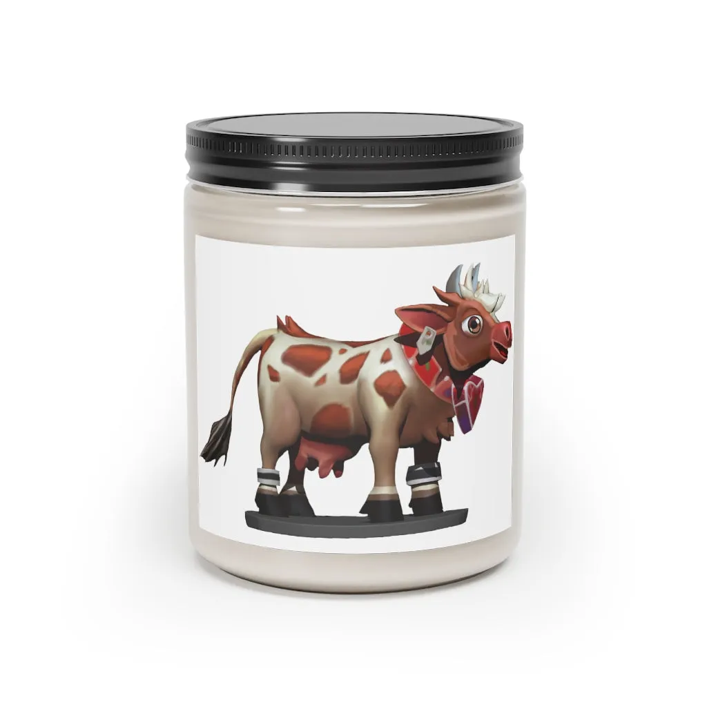 Light Brown Cow Scented Candle, 9oz