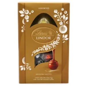 Lindt Lindor 260g Milk Chocolate Egg With Assorted Truffles