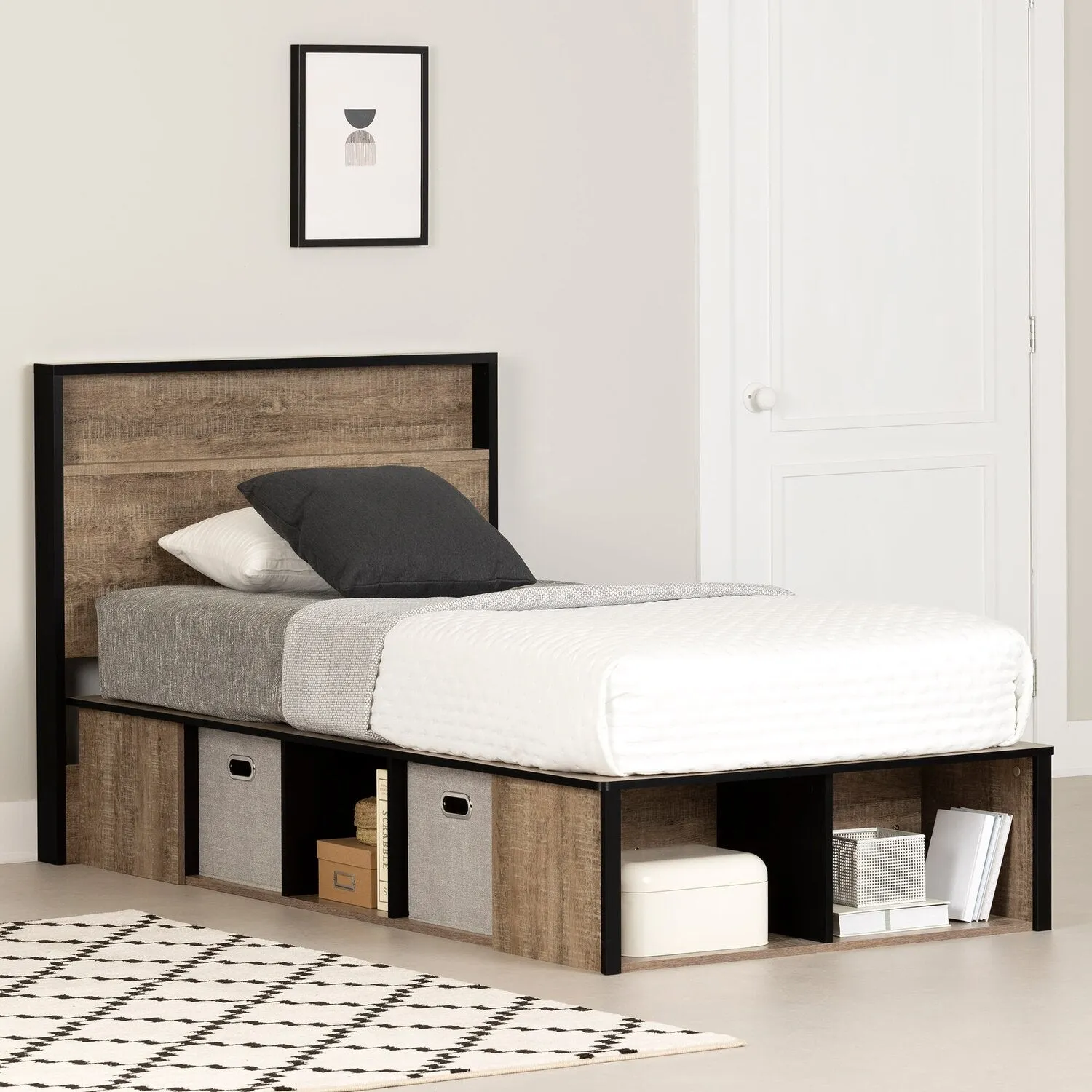 Lochland Twin Storage Bed