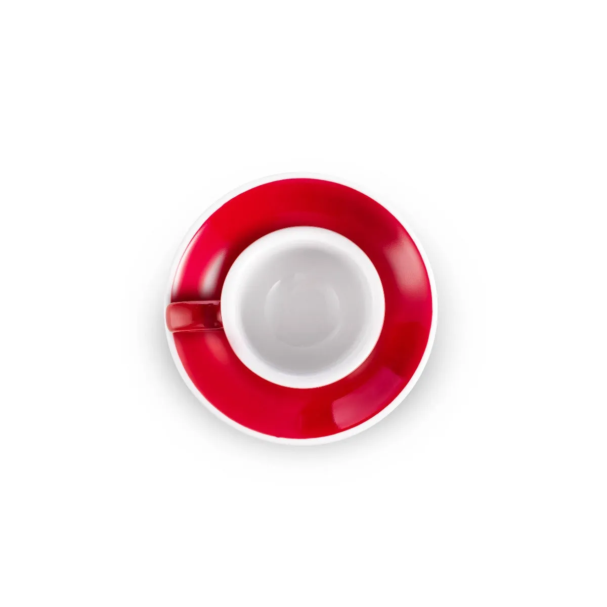 Loveramics Egg Style Espresso Cup & Saucer - Red (2.7oz/80ml)