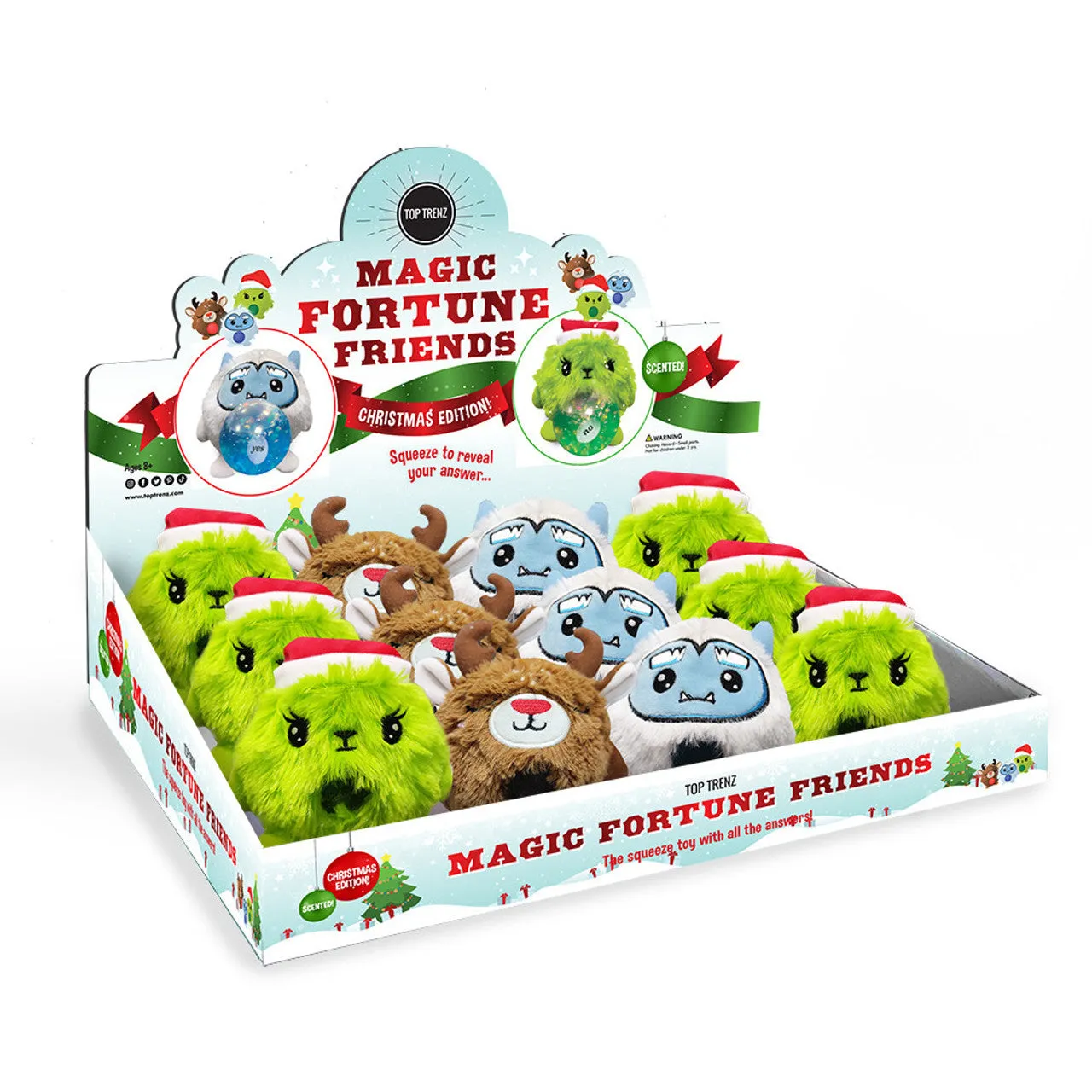 Magic Fortune Friends -Squishy Xmas Toy – Assorted – Sold Individually